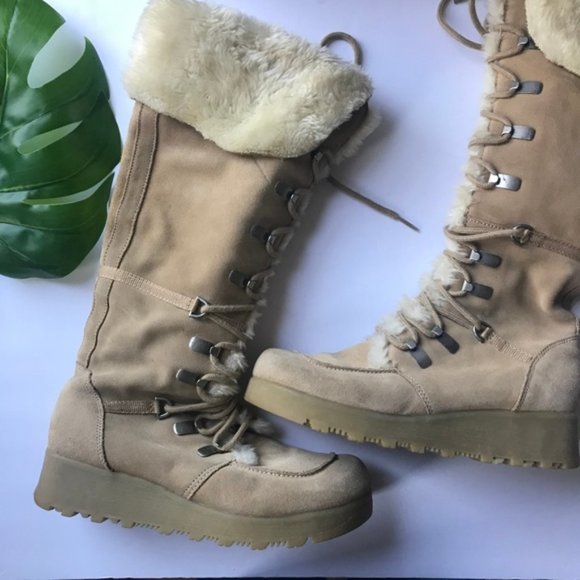 Aldo Shoes - Aldo Boots, Lace Up Winter Boots, Boots with Fur